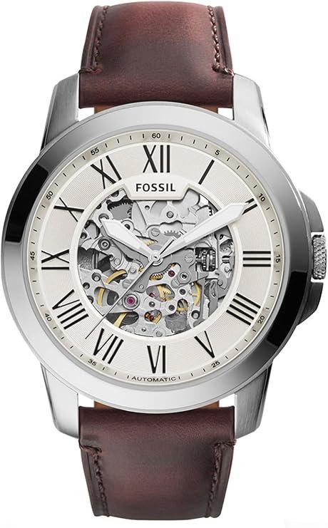 Fossil Grant Reloj mecánico automático de acero inoxidable para hombre