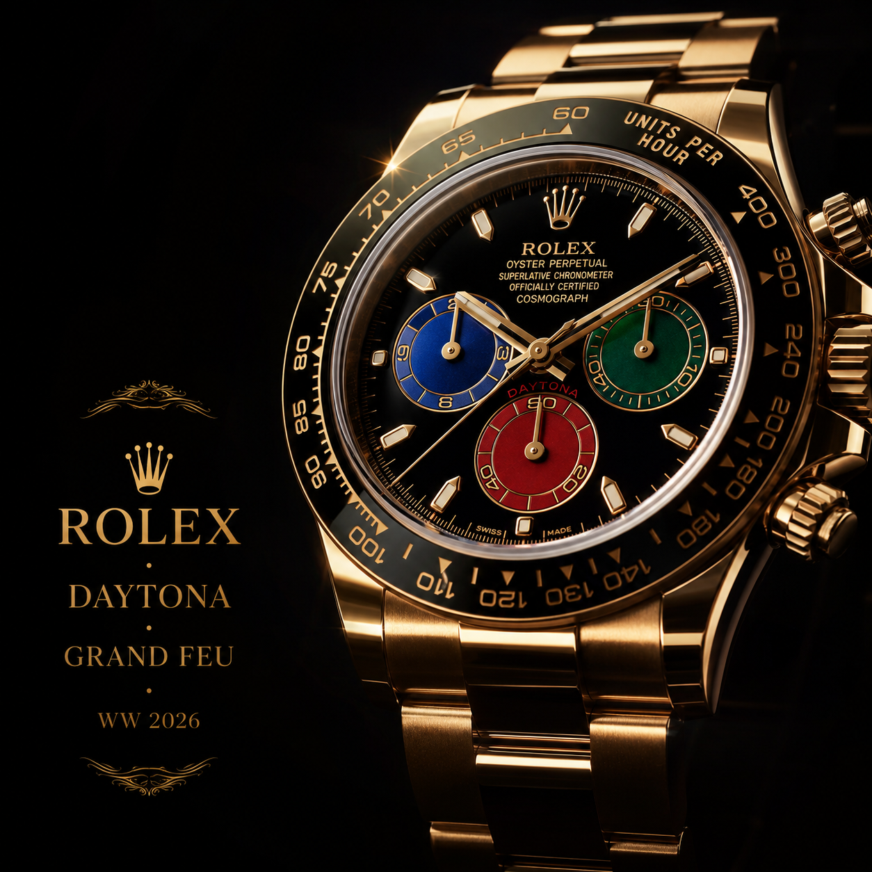 Rolex Daytona con esfera esmaltada Grand Feu presentado en Watches and Wonders 2026