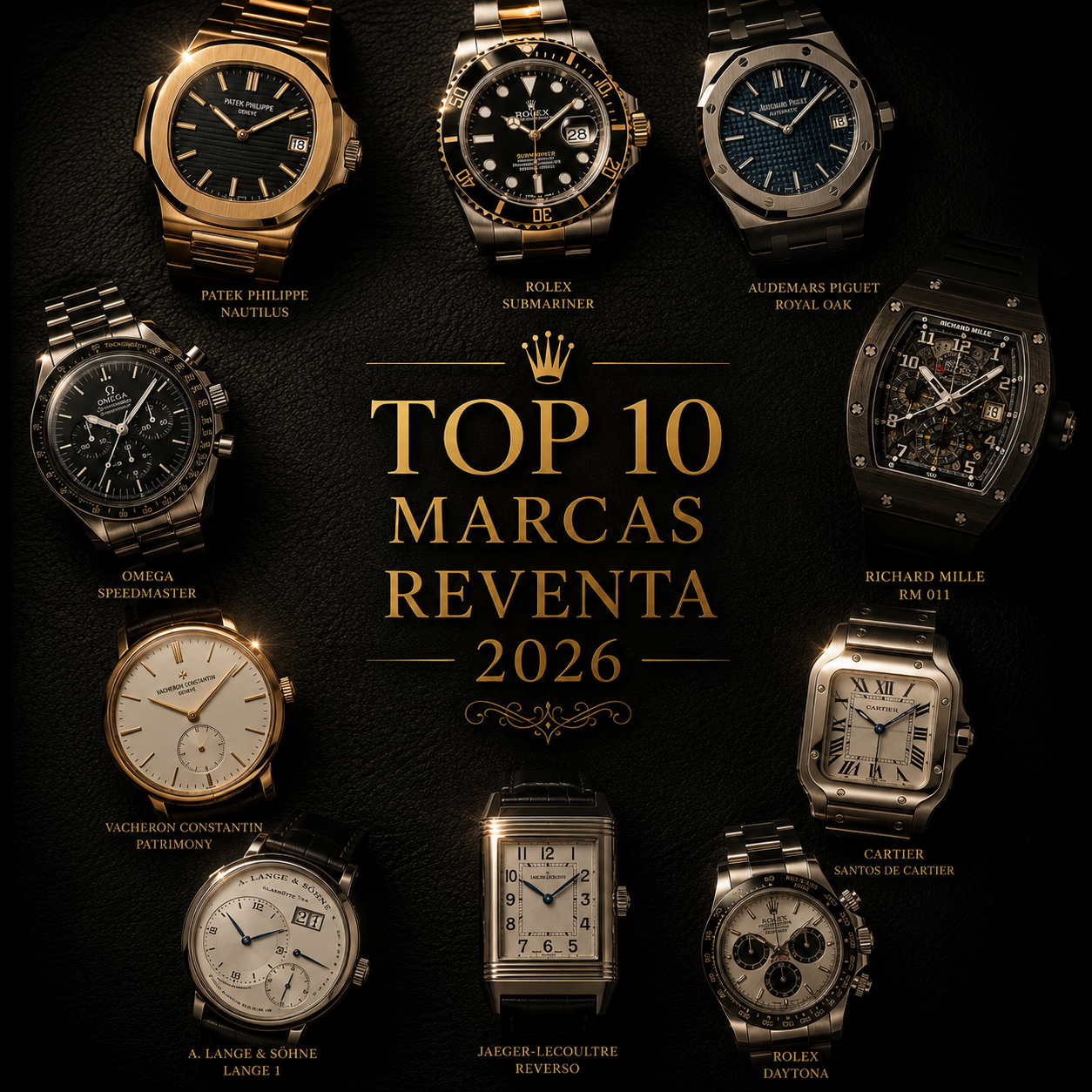 Selección de relojes de las marcas de lujo con mejor retención de valor en el ranking de reventa 2026