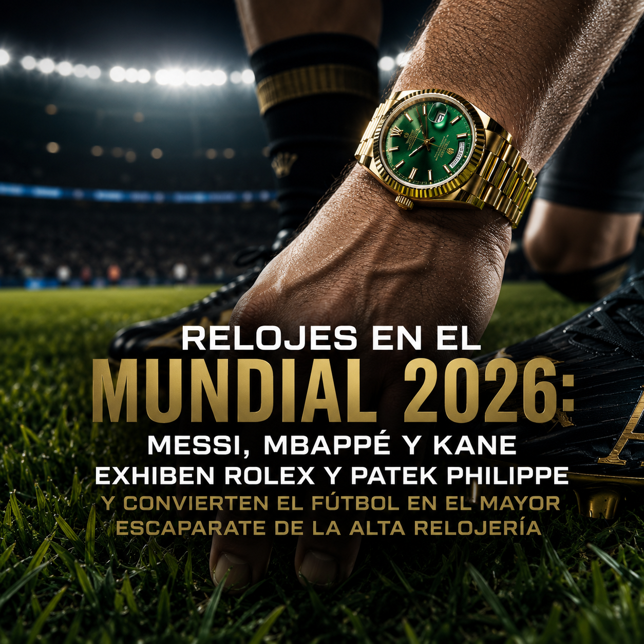 Relojes en el Mundial 2026: Messi, Mbappé y Kane exhiben Rolex y Patek Philippe y convierten el fútbol en el mayor escaparate de la alta relojería