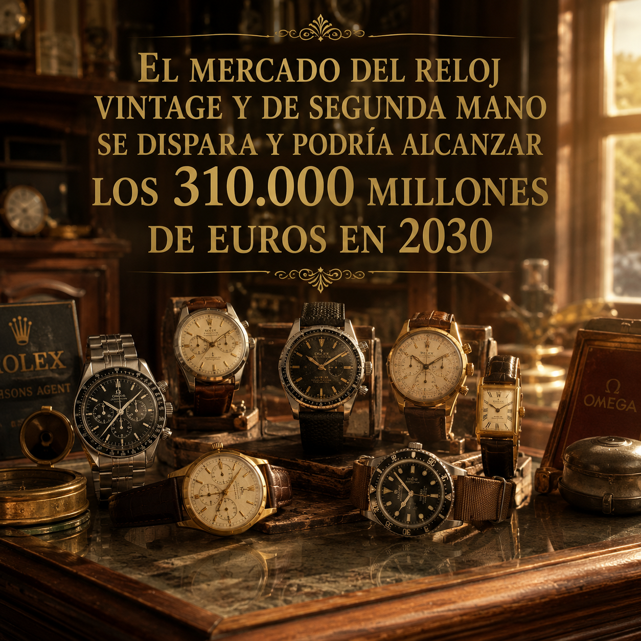 El mercado del reloj vintage y de segunda mano se dispara y podría alcanzar los 310.000 millones de euros en 2030